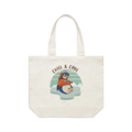 Funny penguin tote bag Australian souvenir winter design