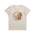 Funny kids t-shirt with hand drawn relaxing kangaroo design