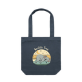 Koala tote bag with funny hand-drawn Australian animal design