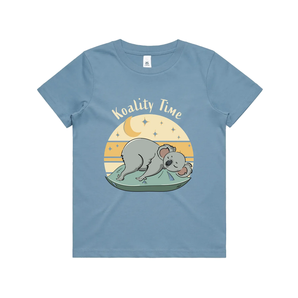 Funny Australian youth t-shirt with hand drawn koala design