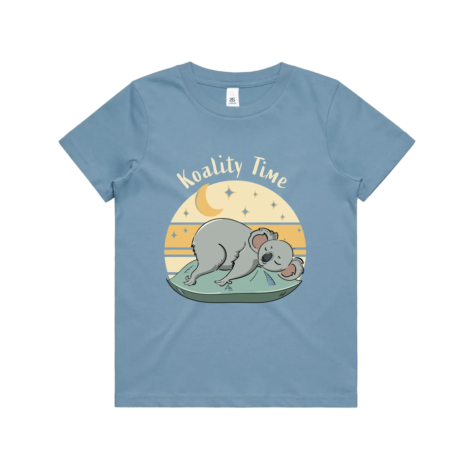 Funny Australian youth t-shirt with hand drawn koala design