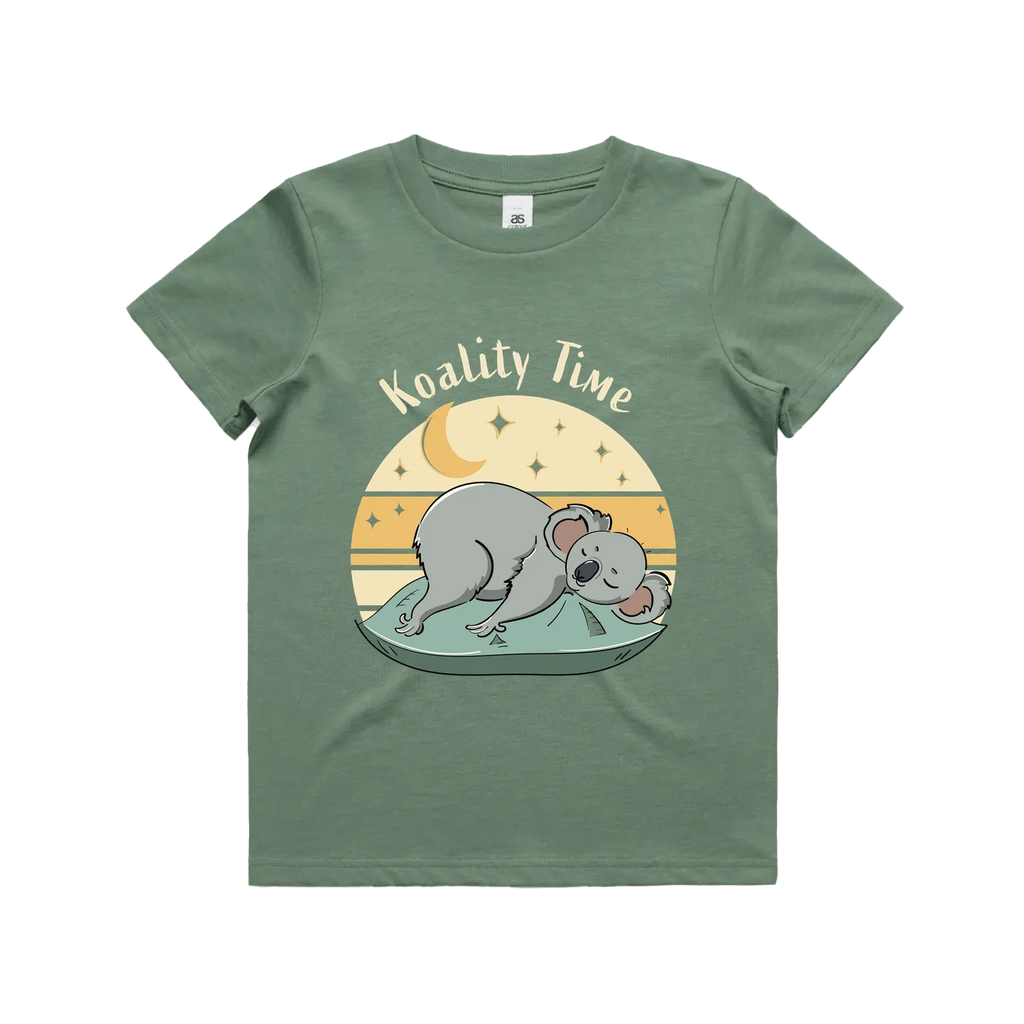 Funny Australian youth t-shirt with hand drawn koala design