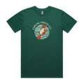 Funny men's t-shirt with hand drawn platypus design
