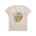 Funny kids t-shirt with hand drawn smiling quokka design