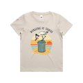 Funny kids t-shirt with hand drawn ibis design