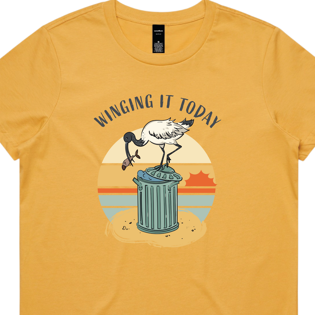 Funny ibis t-shirt women’s Australian souvenir design