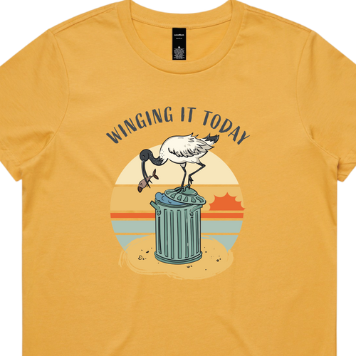 Funny ibis t-shirt women’s Australian souvenir design