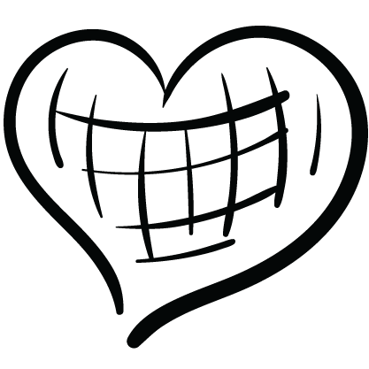Heart icon representing care for the planet and love for Australia